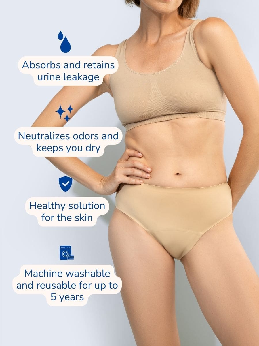High Waist Ultra-Absorbent Incontinence Briefs