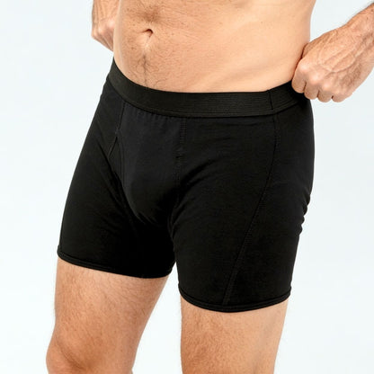 Men’s Maximum Absorbency Cotton Boxer Briefs