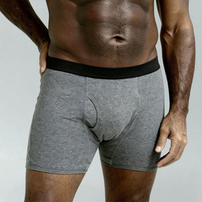 Men’s Maximum Absorbency Cotton Boxer Briefs