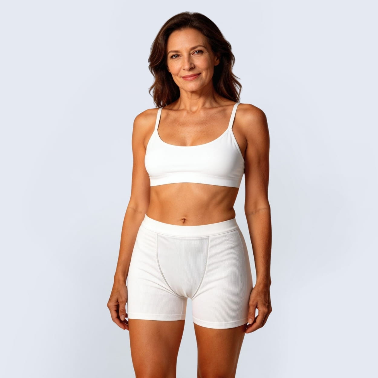 Women’s Maximum Absorbency Ribbed Boxer Shorts