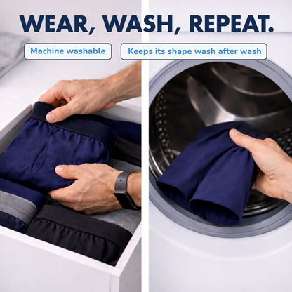 Men’s Maximum Absorbency Cotton Boxer Briefs