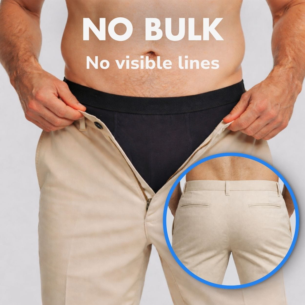 Men’s Light Absorbency Cotton Boxer Briefs