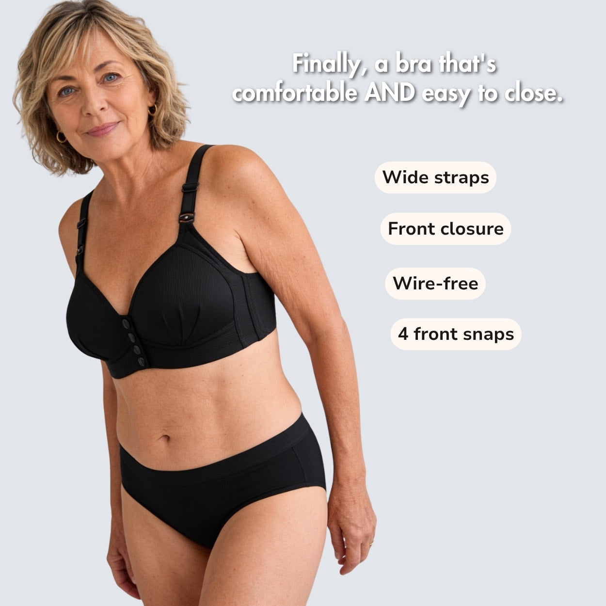 Front-Closure Shaping Bra