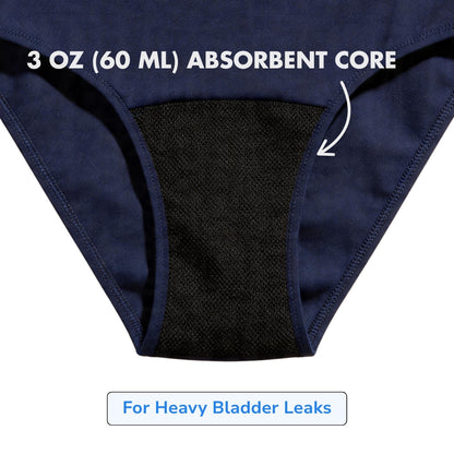 Women’s Maximum Absorbency High-Waist Seamless Briefs