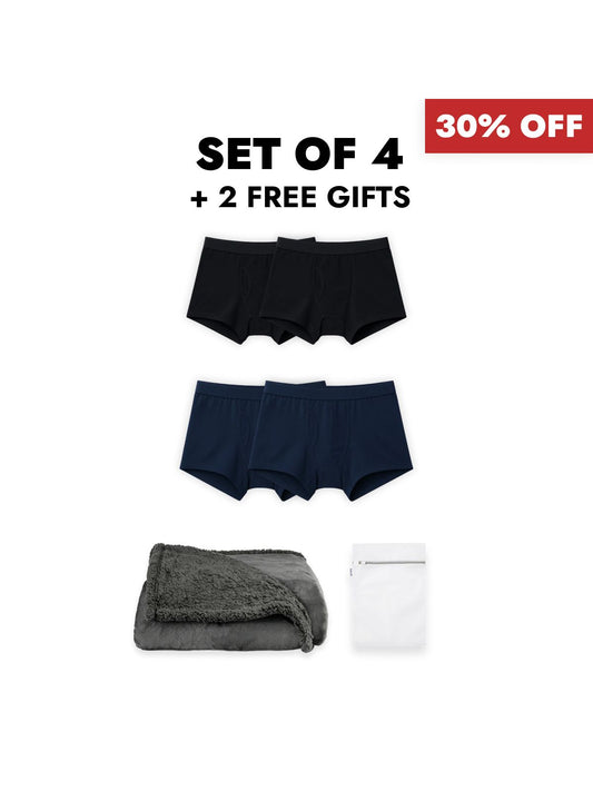 Winter Bundle - Men's Light Leaks Absorbent Boxer Briefs