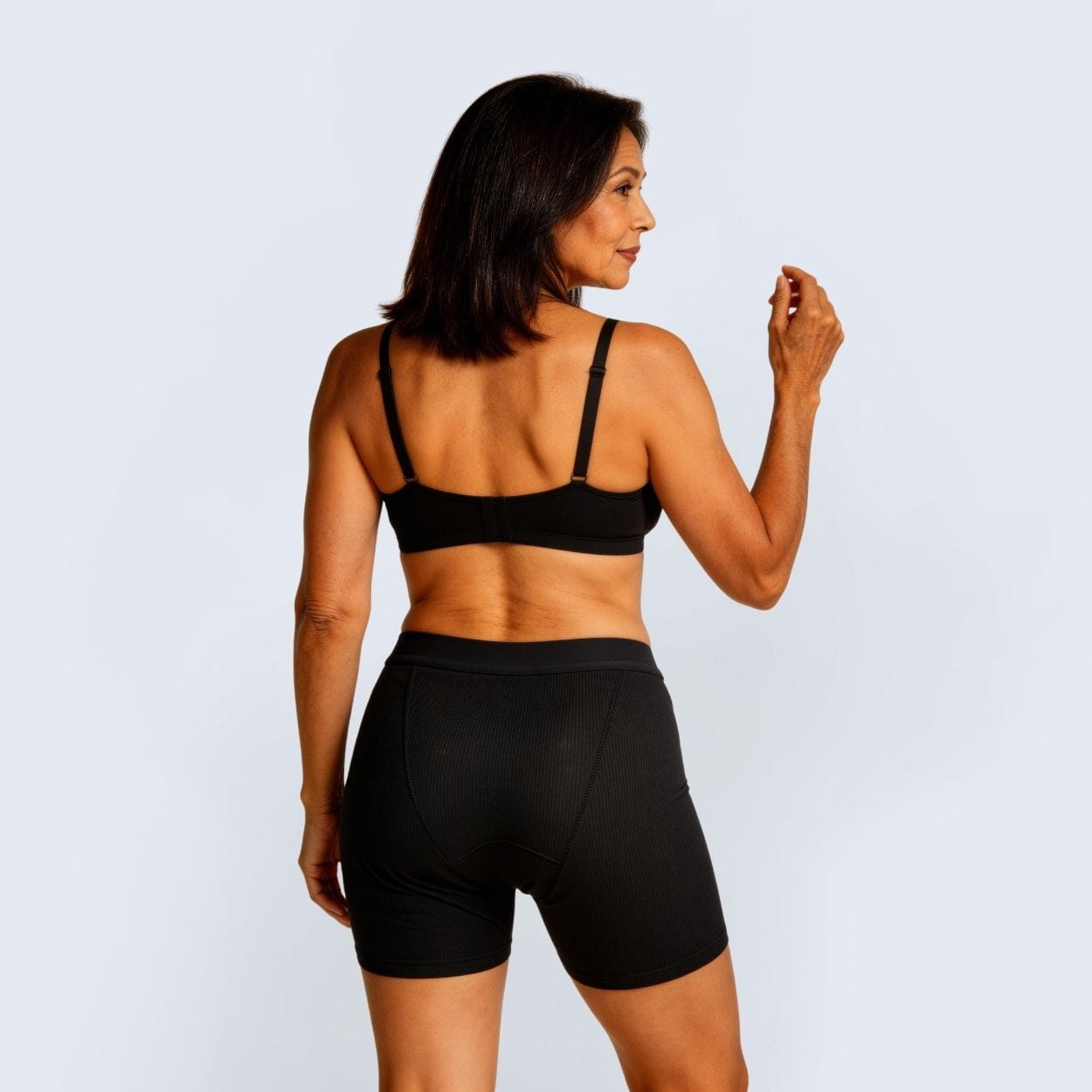 Women’s Maximum Absorbency Ribbed Boxer Shorts