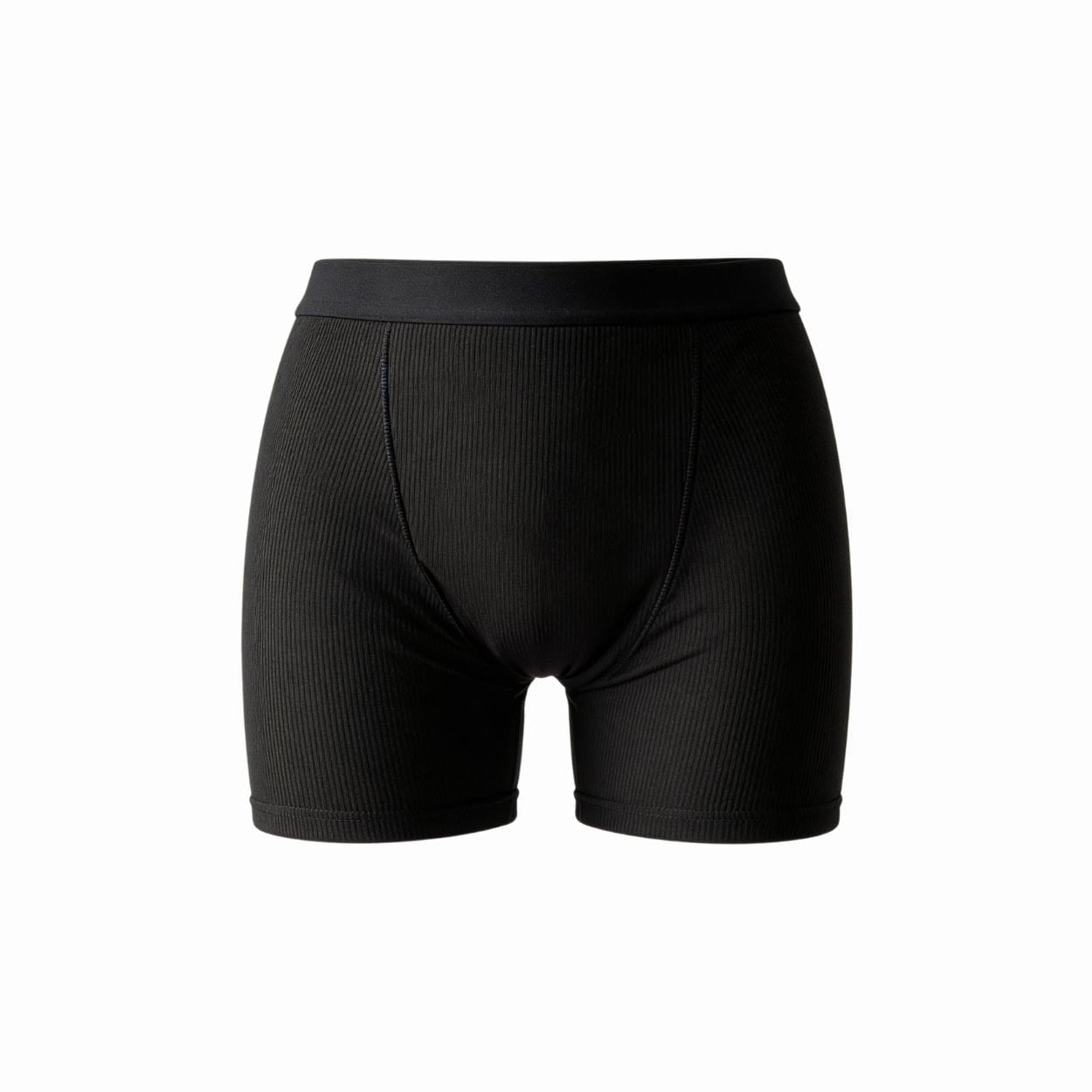 Women’s Maximum Absorbency Ribbed Boxer Shorts