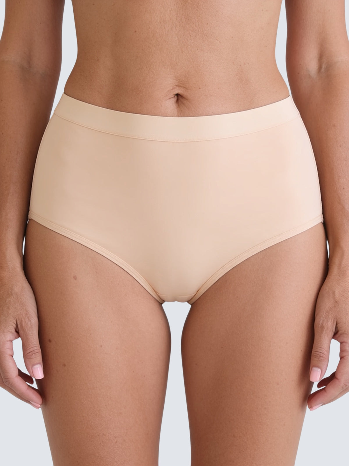 High-Waisted Cotton Comfort Panties