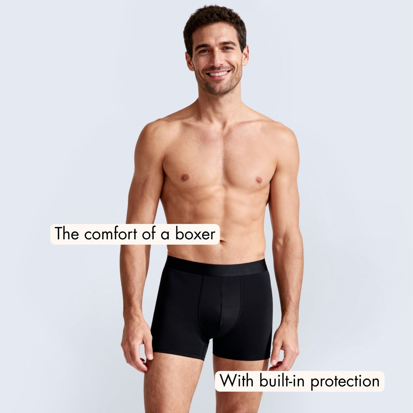 Men's Light Leaks Absorbent Boxer Briefs
