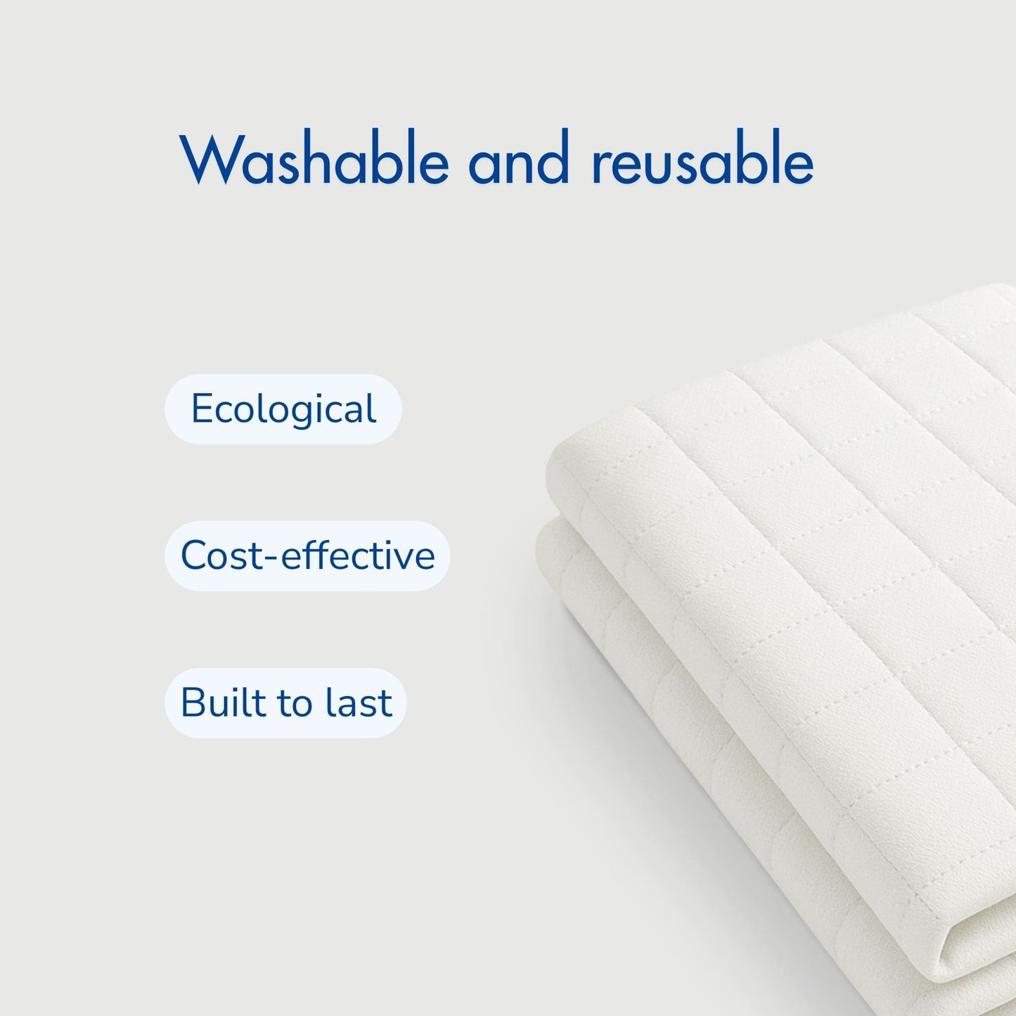 Washable & Reusable Incontinence Bed Pad