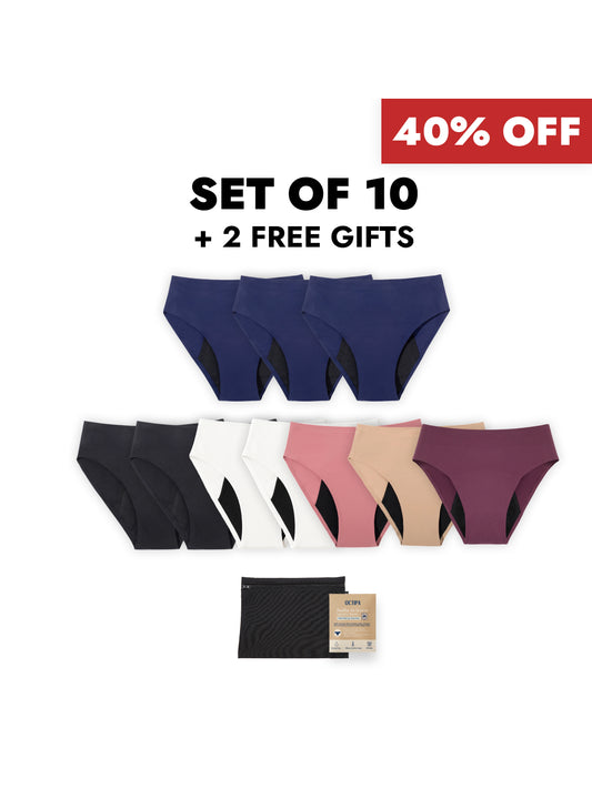 Black Friday Bundle - High Waist Ultra-Absorbent Incontinence Briefs