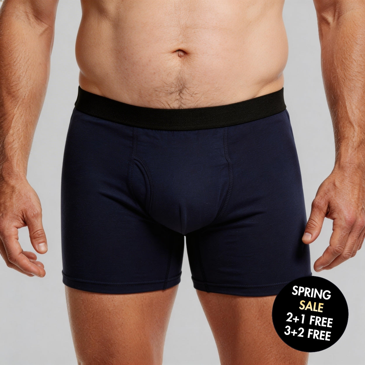Men’s Maximum Absorbency Cotton Boxer Briefs