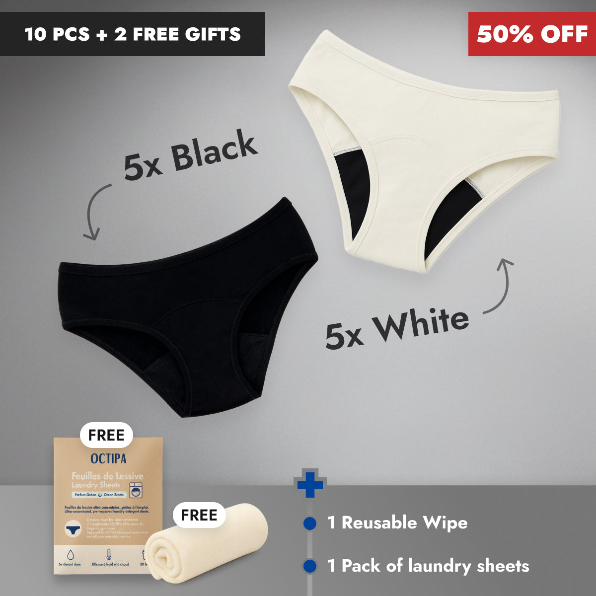 Black Friday Comfort Bundle - Comfort Leakproof Briefs