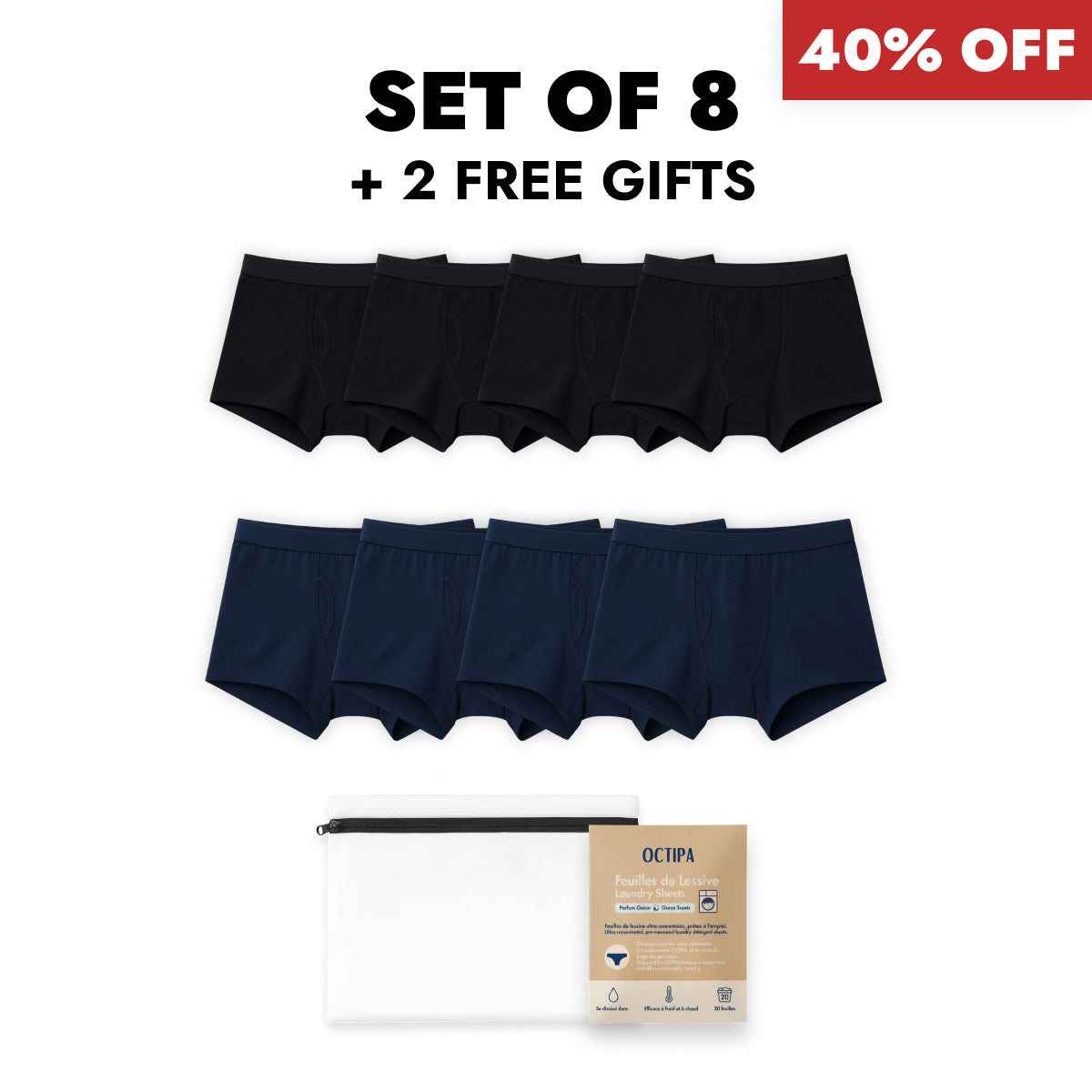 Christmas Bundle - Men's Light Leaks Absorbent Boxer Briefs