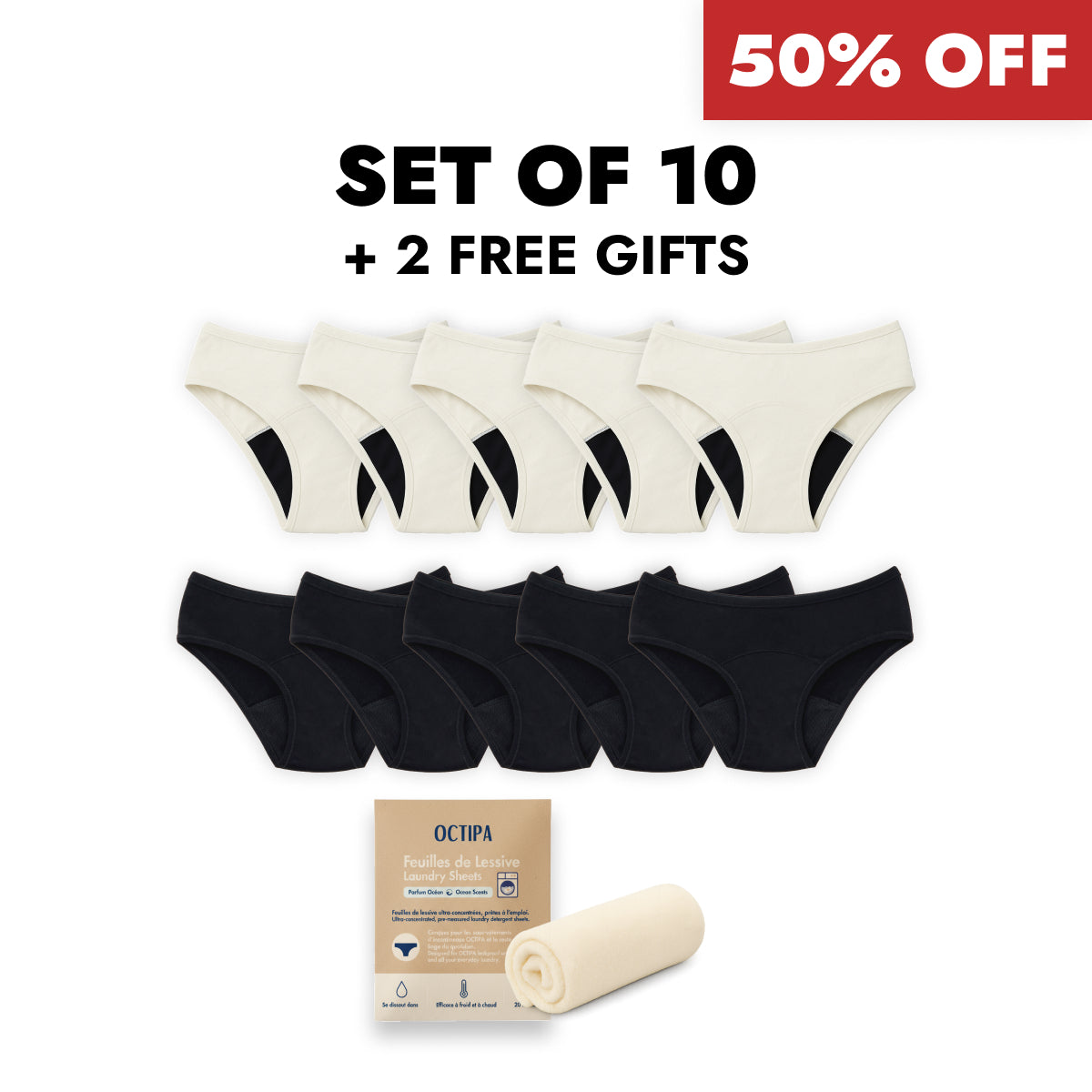 Black Friday Comfort Bundle - Comfort Leakproof Briefs