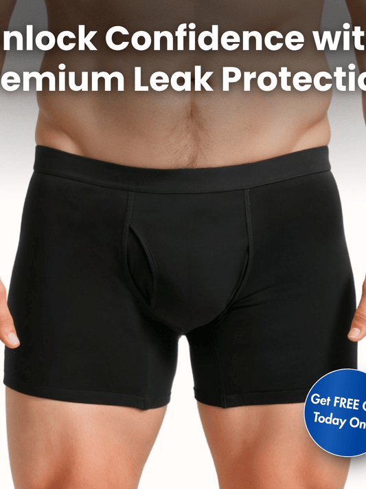 Men's Ultra-Absorbent Incontinence Boxer Briefs - BUY 1 GET 1 FREE