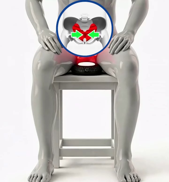 Pelvic Pulse training for men: the device targets the pelvic floor muscles