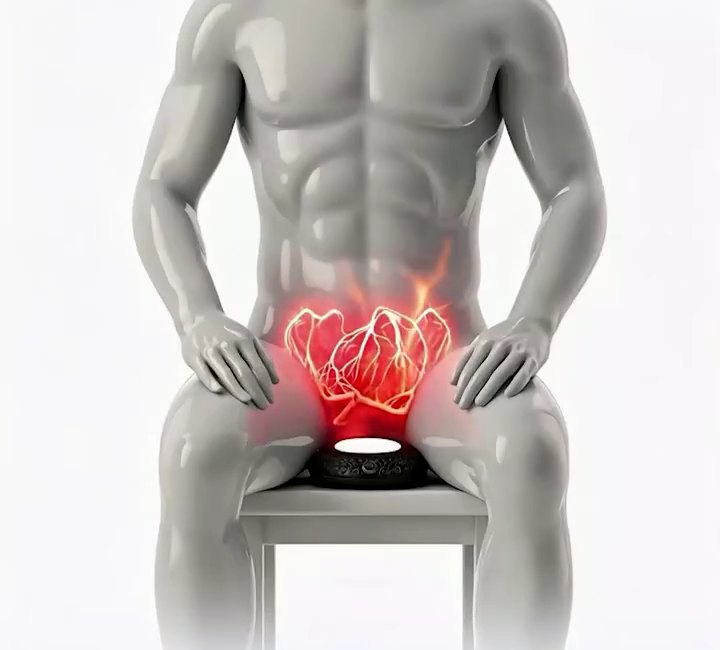 The Pelvic Pulse targets the pelvic floor muscles